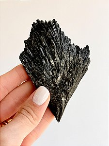 Cianita Preta - CP43 98g - Vassoura de Bruxa - Proteção, Varre para longe a negatividade