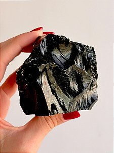 Obsidiana Bruta para Ambiente - Proteção, Centramento e Autoconhecimento