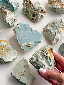 Turquesa Brasileira Bruta para Ambiente - Bons Acontecimentos; Proteção; Profundo Bem-estar; Boa Sorte