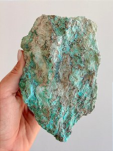 Turquesa Peruana Bruta - TP07 494g - Profundo Bem-estar; Cura Emocional; Comunicação