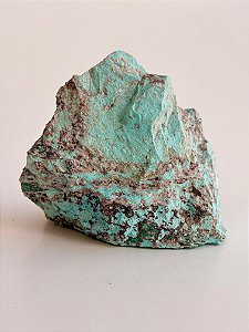 Turquesa Peruana Bruta com Malaquita - TPM03 366g - Profundo Bem-estar; Força; Transformação