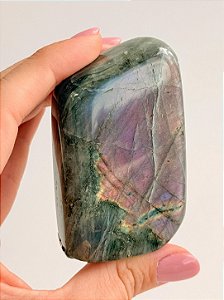 Labradorita Lapidada LAB181 - 186g - Pedra da Magia; Quem é você; Conexão Espiritual