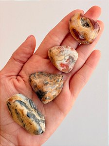 Ágata Crazy Lace - Pedra do Riso; Entusiasmo e Otimismo; Visão Positiva da Vida; Sair de Padrões Rígidos; Fluxo da vida
