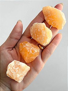 Calcita Amarela Bruta - Movimento, Realizações, Alegria e Entusiasmo