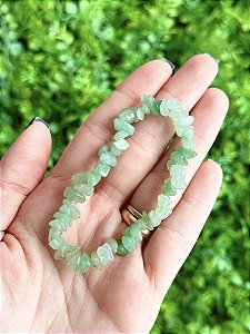 Pulseira de Quartzo Verde - Pedra da Saúde