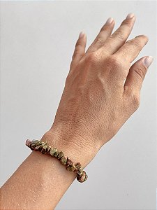 Pulseira de Unaquita - Equilíbrio Emocional, Antidepressiva, Visão Psíquica e Gravidez Saudável