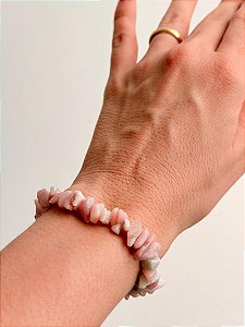 Pulseira de Opala Rosa - Poder sensitivo, Lidar com Emoções e Beleza Interior