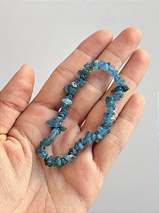 Pulseira de Apatita - Melhora Timidez, Irritabilidade e Exaustão Emocional; Auxilia com Hiperatividade e Autismo