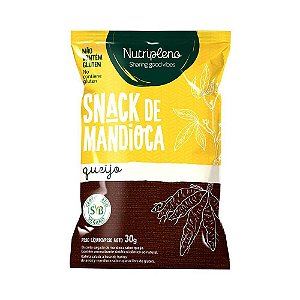 Snack de Mandioca sabor Queijo Sem Glúten Nutripleno 30g *Val.140525
