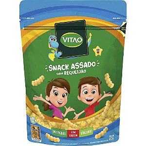 Snacks Sabor Requeijão Sem Glúten Kids Vitao 40g *Val.241223