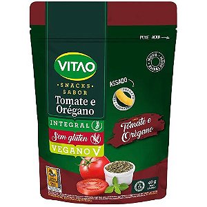 Snacks Sabor Tomate e Orégano Sem Glúten Vegano Vitao 40g *Val.040324