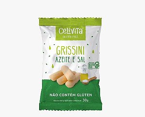 Snack Salgado Grissini sabor Azeite e Sal SG Celivita 30g *Val.060824