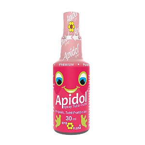 Spray Apidol Tutti-Frutti - Própolis, Tutti-Frutti e Mel Apis Flora 30ml *Val.311224