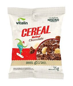 Cereal Matinal Sabor Chocolate Integral Sem Glúten e Vegano Vitalin 25g *Val.130324