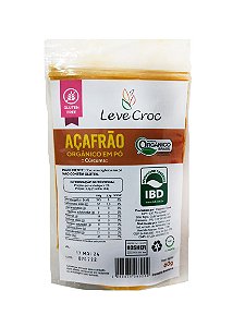 Açafrão Orgânico em Pó SG Leve Croc 60g * Val.151225