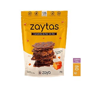 Lascas Brownie Caramelo e Flor de Sal SG Zaytas 80g *Val.280225