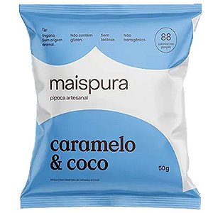 Pipoca Artesanal Caramelo e Coco SG Mais Pura 50g* Val.290124