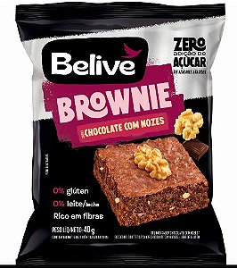 Brownie Chocolate com Nozes SG e SL Belive 40g *Val.160724