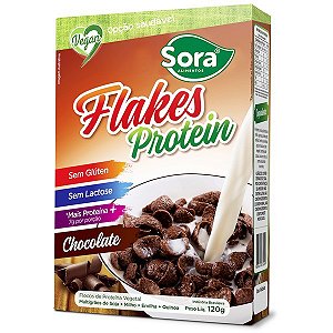 Cereal Flakes Protein Chocolate SG, SL e Veg Sora 120g *Val.251223