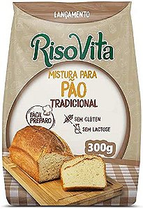 Mistura para Pão Tradicional SG e SL Risovita 300g *Val.200225