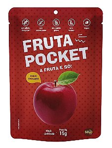 Fruta Pocket Maçã Liofilizada SG Solo Snacks 15g *Val211024