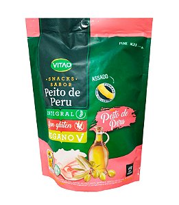 Snacks Sabor Peito de Peru Sem Glúten Vegano Vitao 40g *Val.281223