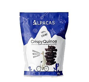 Crispy de Quinoa com Chocolate Amargo 70% SG Alpacas 60g *Val.310824