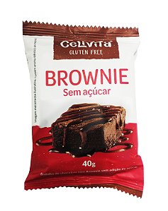 Brownie de Chocolate Sem Açúcar e Sem Glúten Celivita 40g *Val.220324