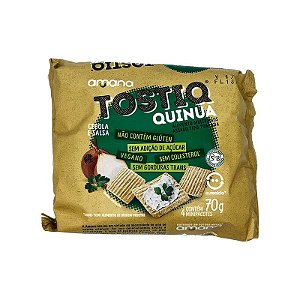 Tostiq de Quinoa Cebola e Salsa SG Amana 70g *Val.010425