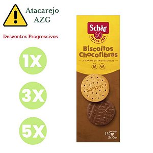 Biscoito Chocofibras Sem Glúten Schär 150g *Val.241124