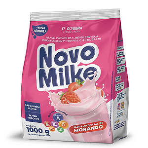 Novo Milk Sabor Morango SG Olvebra 1kg *Val.100224
