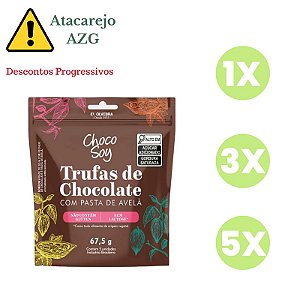 Trufas de Chocolate com Pasta de Avelã SG Choco Soy 67,5g *Val.140225