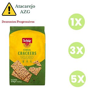 Crackers Cereal Seeds Sem Glúten Schär 210g *Val. 070424