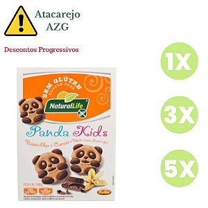 Biscoito Panda Kids Baunilha e Cacau SG e SL Natural Life 100g *Val.040924