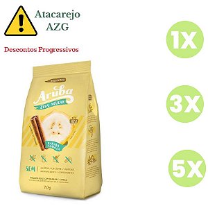 Biscoito Banana com Canela Zero Açúcares SG Aruba 80g *Val.160225