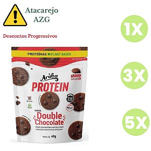 Cookie Protein Double Chocolate Sem Glúten Aruba 40g *Val.010325