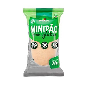 Mini pão Sem Glúten Grani Amici 70g *Val.190524