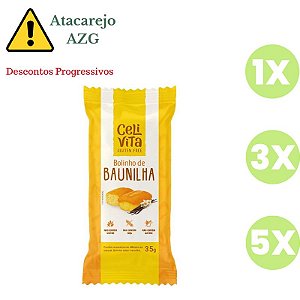 Bolinho de Baunilha Sem Glúten e Sem Lactose Celivita 35g *Val.181024