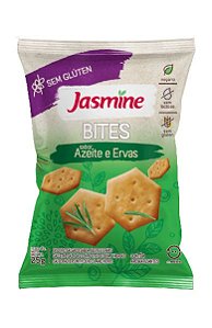 Biscoito Salgado Bites Azeite e Ervas Sem Glúten Jasmine 25g *Val.120524