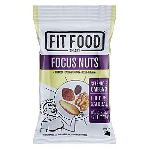 Snacks Focus Nuts Sem Glúten Fit Food 30g *Val040524