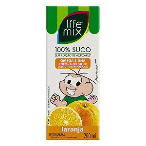 Suco Sabor Laranja Kids Funcional Sem Açucar Life Mix 200ml* Val.180724