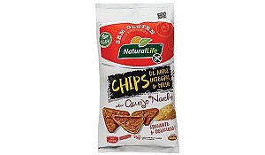 Chips Arroz Integral e  Milho Queijo Nacho SG Natural Life 70g*Val.270324