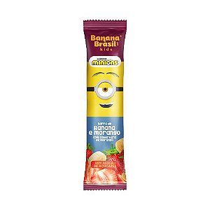 Barra de Banana e Morango Cobertura de Morango SG Minions Banana Brasil Kids 22g  *Val.310524