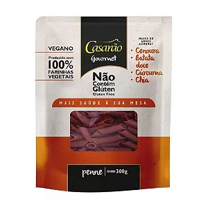 Casarão Gourmet Penne Cen Bat Doce Chia e Curcuma S/G 300G* Val.111225