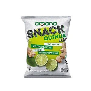 Snack de Quinua com Recheio de Limão Zero Açúcar SG Amana 40g *Val.091025