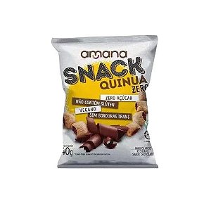 Snack de Quinua com Recheio de Chocolate Zero Açúcar SG Amana 40g *Val.100924