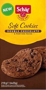 Soft Cookies Double Chocolate SG Schar 210g*Val.090824