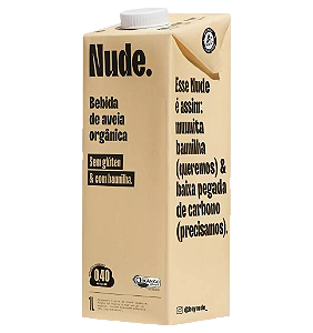 Leite Vegetal de Aveia sabor Baunilha SG Nude 1L*Val.260126