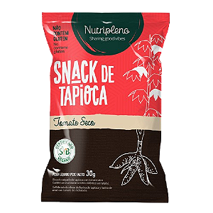 Snack de Mandioca sabor Tomate Seco SG Nutripleno 30g *Val.050525