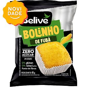 Bolinho de Fubá S/Glúten S/Lactose S/Açucar Belive 40g *Val161225